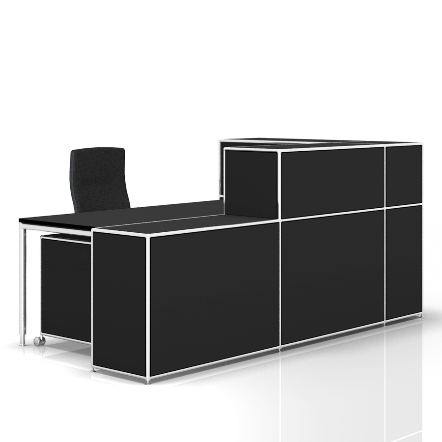 Bosse Modul Space Empfangstheke 3 schwarz