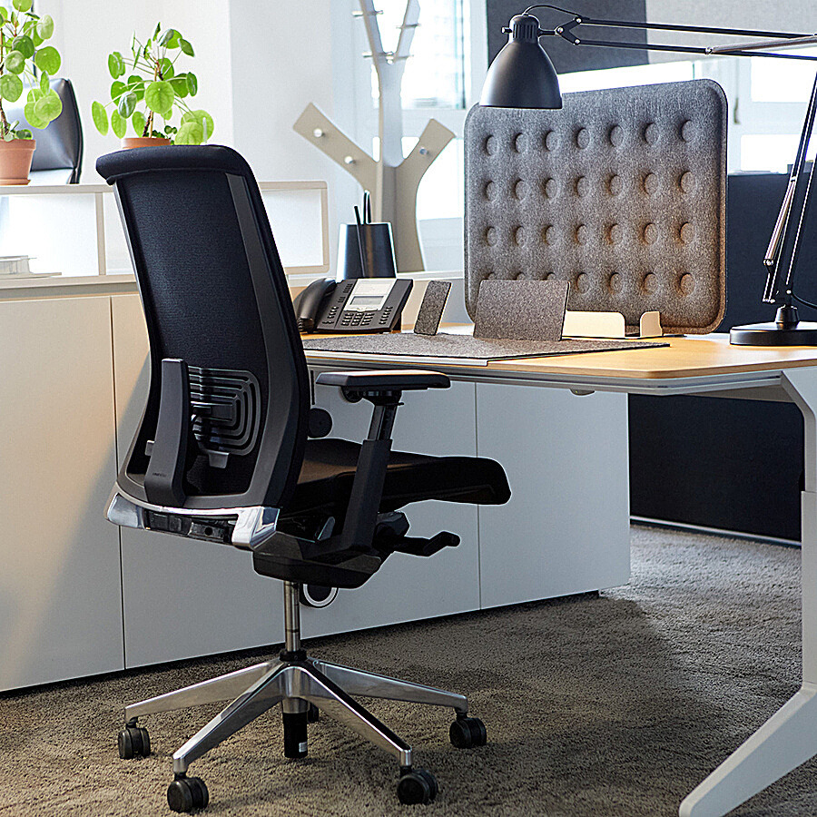 HAWORTH Very Task (Comforto 62) Bürodrehstuhl schwarz gepolstert