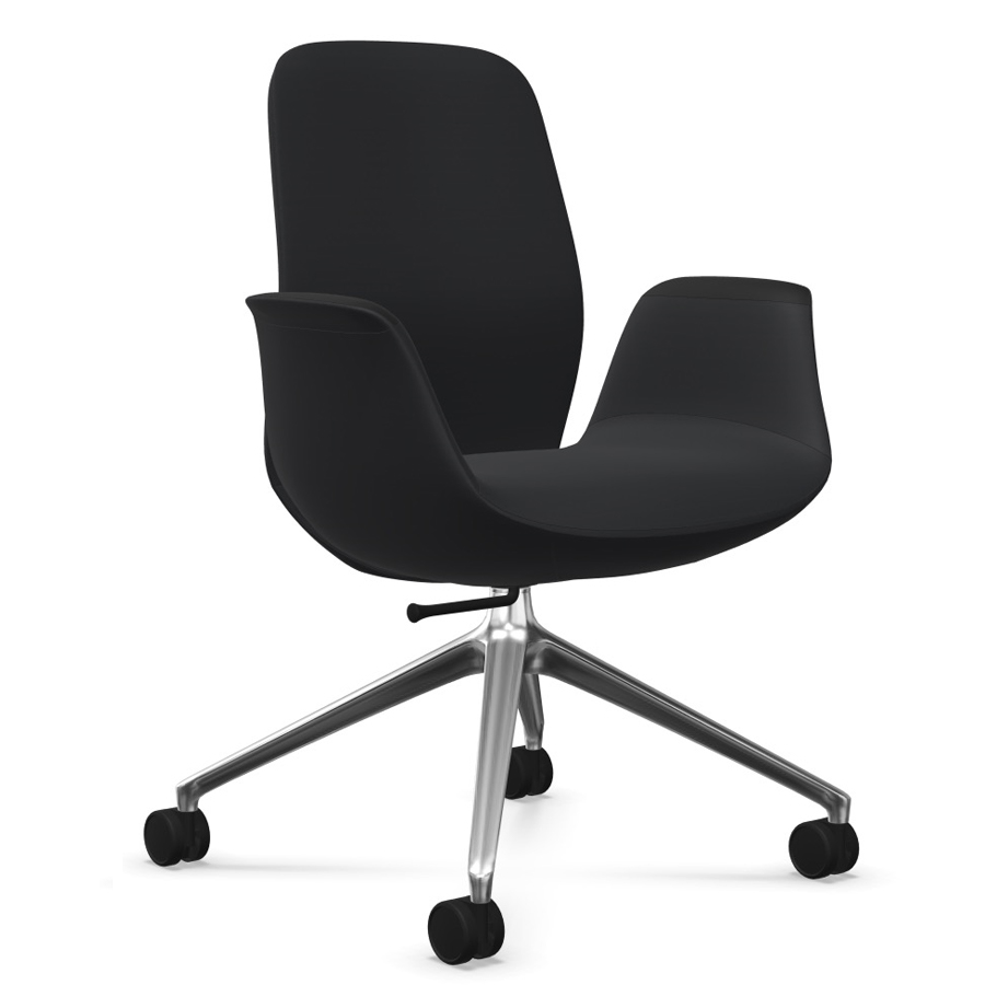 Profim ElliePro 20 HST Cura schwarz mit Alu poliertem Fußkreuz