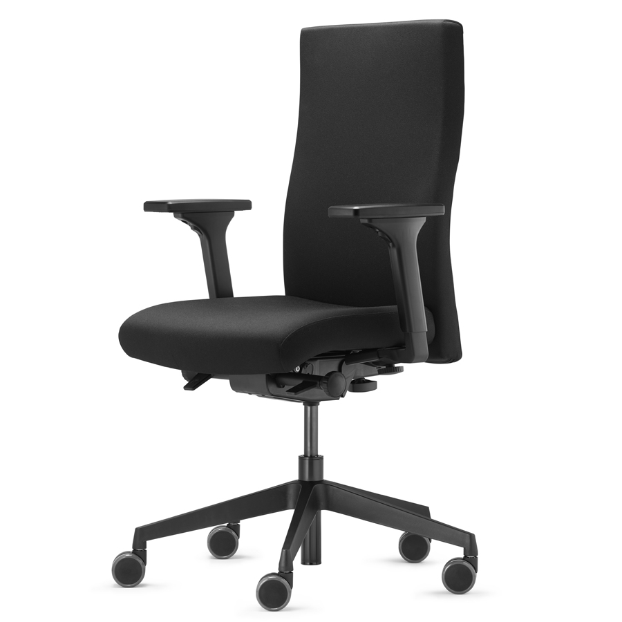 Trendoffice to-strike work pro 9248 Drehstuhl in Schwarz - Front
