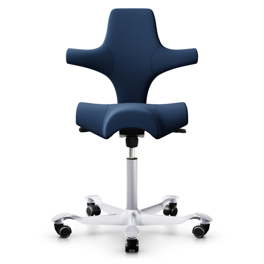 HAG CAPISCO 8106 Stoff Xtreme blau mit Sattelsitz - Frontansicht