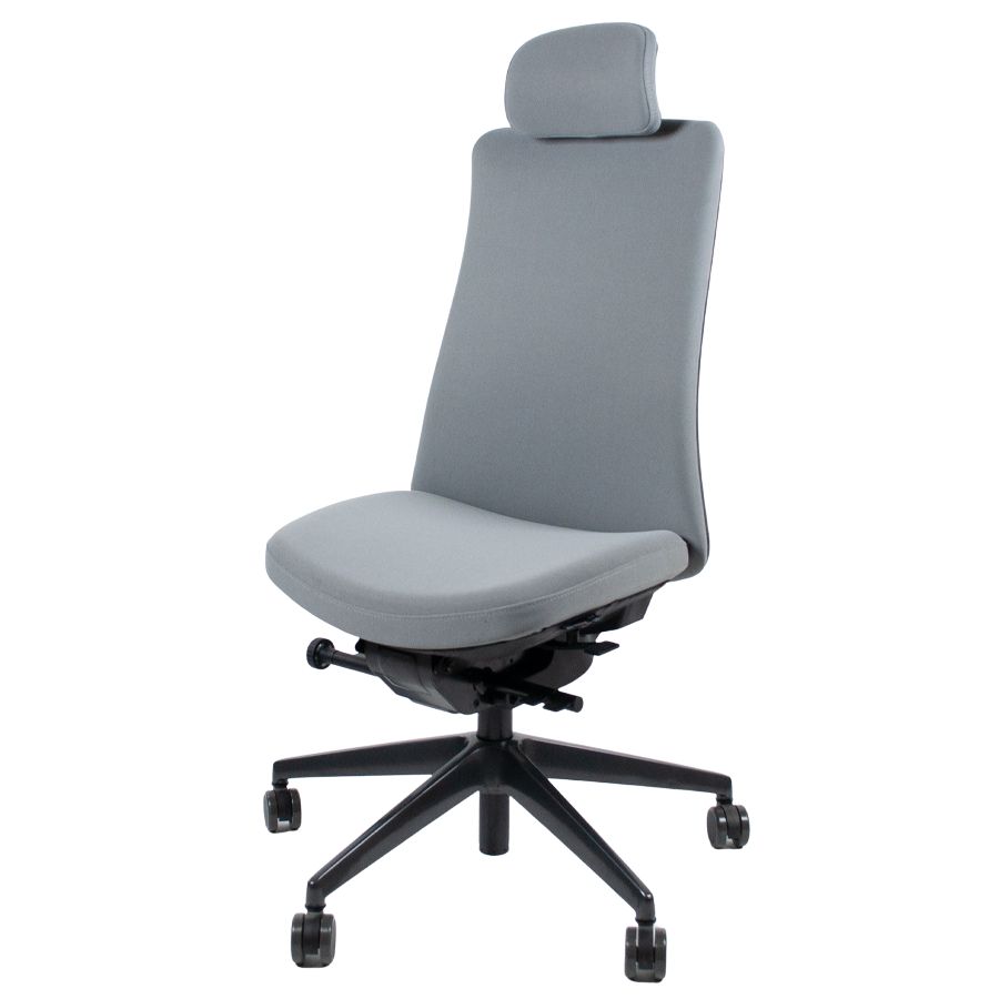 JET.III Polsterrücken - Bezug grau - Schräg vorne