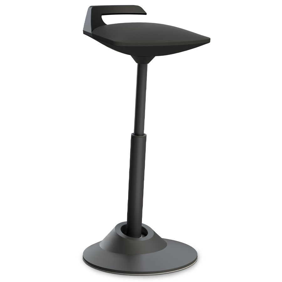 Aeris Muvman Stehhilfe Kunstleder schwarz - Gestell schwarz