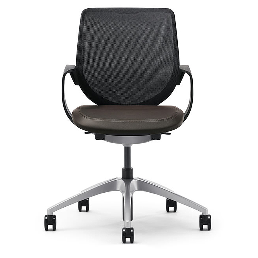 Giroflex 313 Drehstuhl mit Netzrückenlehne - Frontansicht