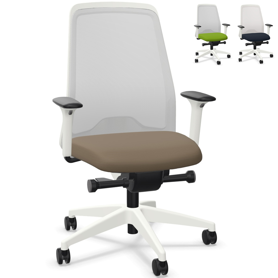 Interstuhl EVERYis1 (EV211) Bürostuhl Netzrücken weiß