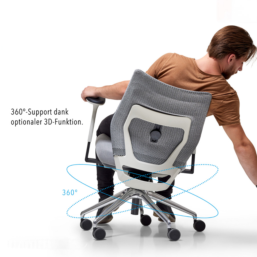 FM Asiento Bürodrehstuhl mit 3D-Funktion