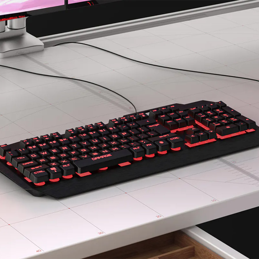 Tischplatte mit Lineal Aufdruck für optimale Muscle-Memory