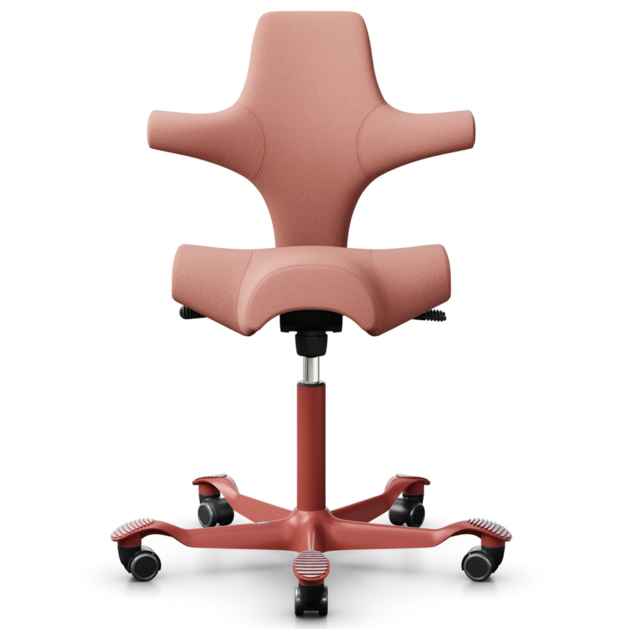 HAG CAPISCO 8106 Stoff Select rosa mit Sattelsitz - Gestell Blush Rose