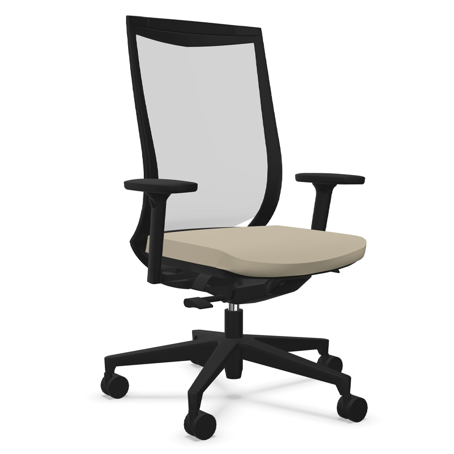 Klöber Duera (due88) Bürodrehstuhl mit Netzrücken - Farbe Chicago Living