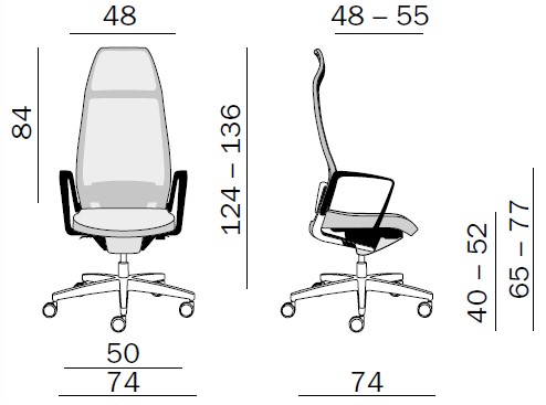 Zuco-Selvio-E-0146-Netzrucken-Abmessungen