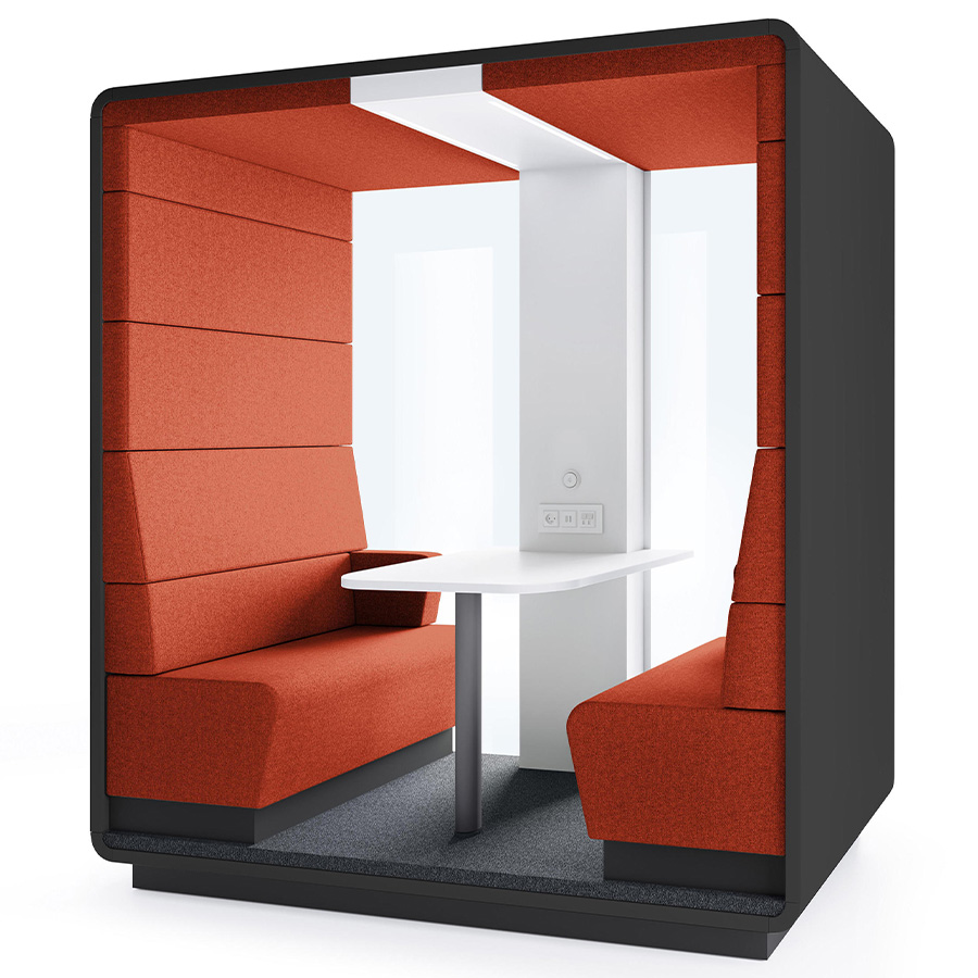 Hushoffice Hushmeet Open.S in Wool Sienna