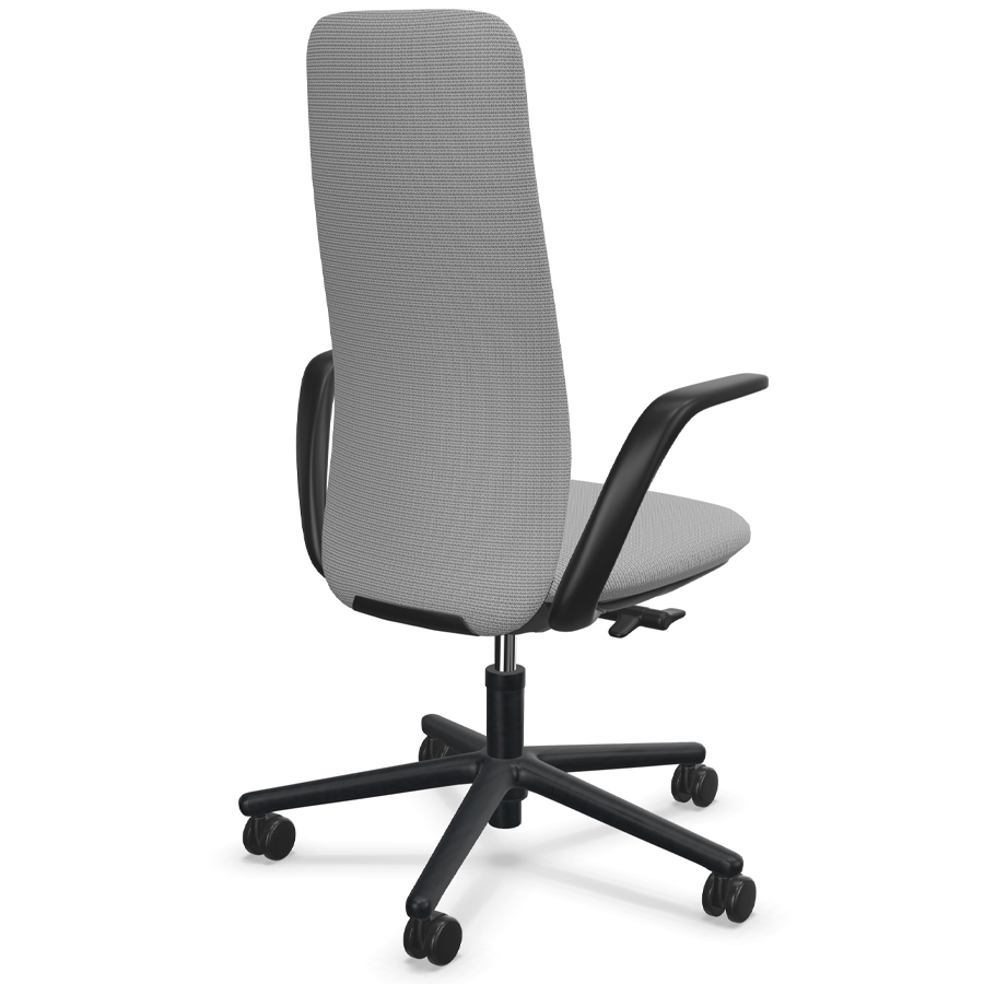 HAWORTH Nia grau hohe Rückenlehne - Rückansicht