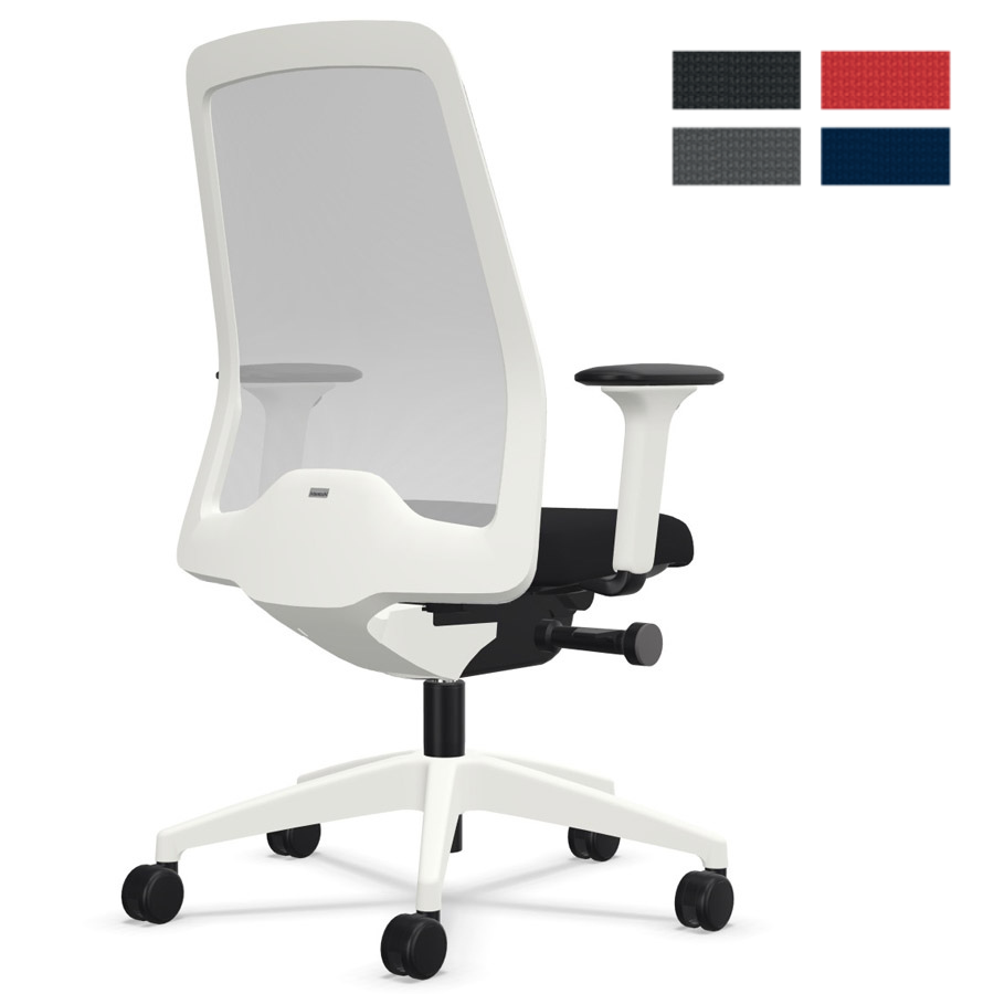 Interstuhl EVERYis1 (EV211) Bürostuhl Netzrücken weiß
