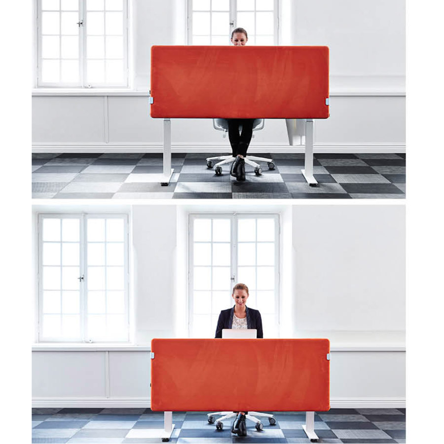 Götessons ScreenIT A30 Flexible | schallabsorbierende Trennwand Memoboard | Beispielbild