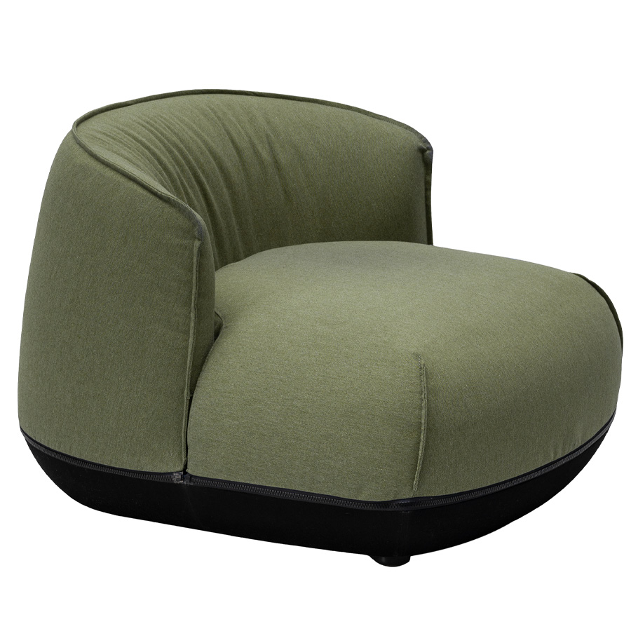 Kristalia Brioni Armchair klein - Bezug Heritage leaf