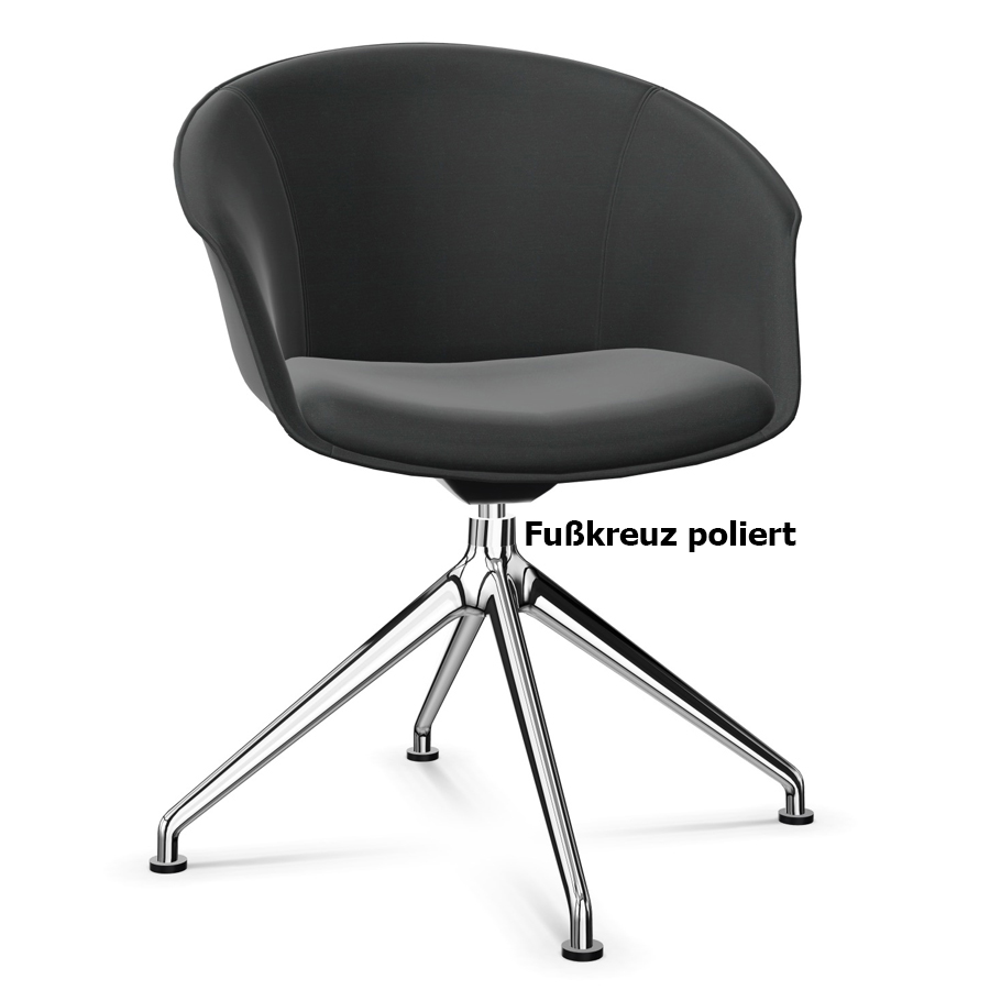 Interstuhl SHUFFLEis1 SU344 - Fußkreuz poliert