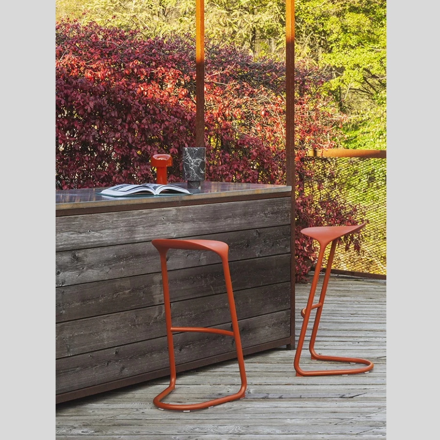 lapalma CROSS Barhocker - mattone