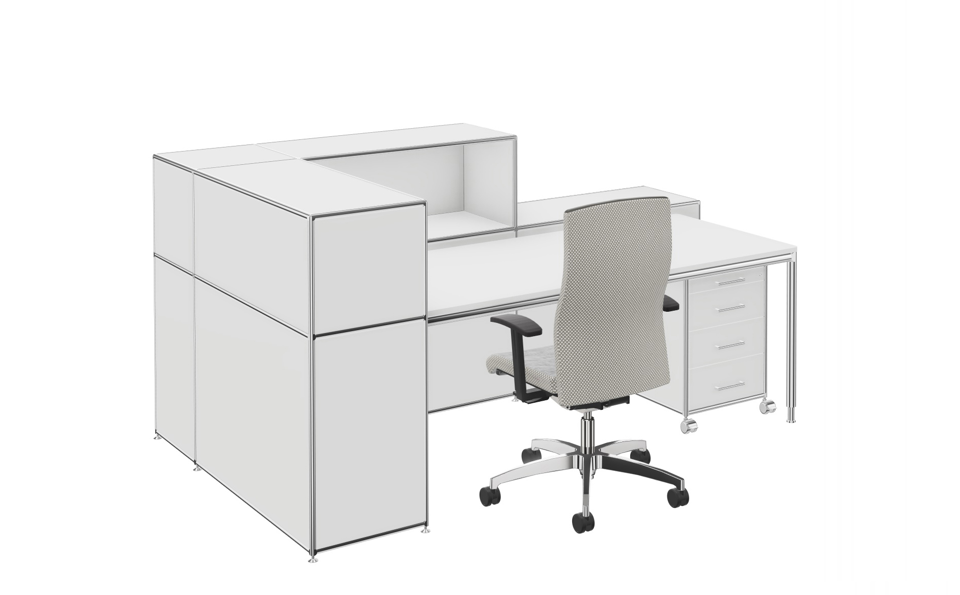 Bosse Modul Space Empfangstheke 3 von hinten