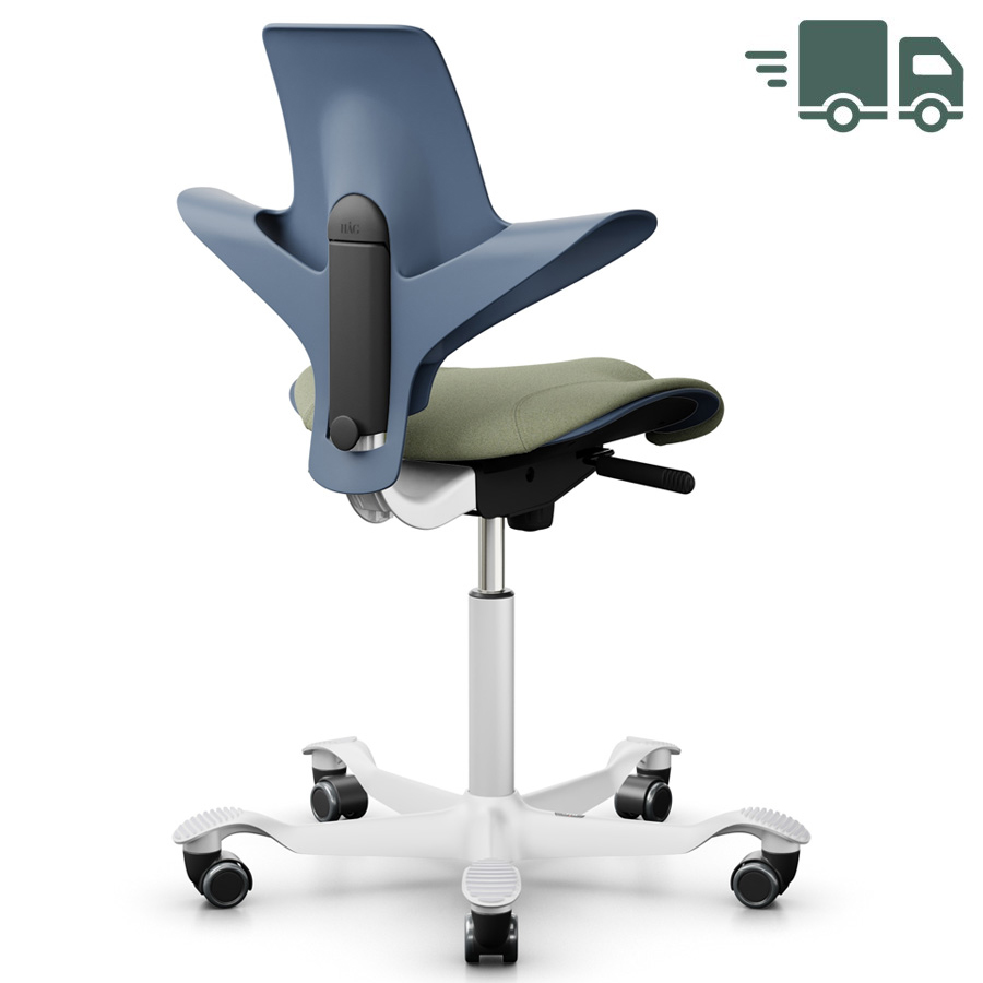 HAG Capisco Puls 8020 Blueberry mit Bezug Green-grey Capture (Gabriel) CPT5101
