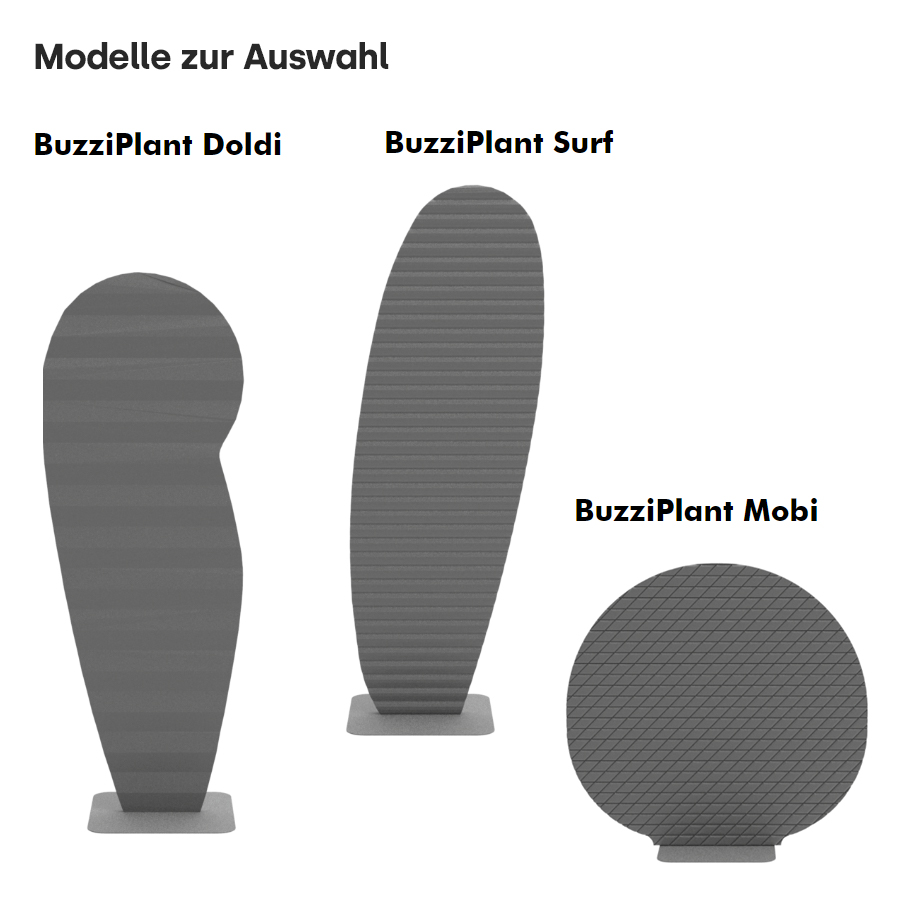 BuzziSpace Buzziplant - Modellübersicht