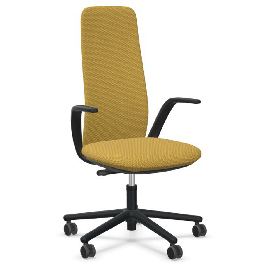 HAWORTH Nia Diamond gelb hohe Rückenlehne - Front