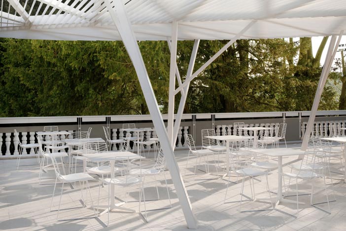 Arper Leaf Stuhl 1819 weiß