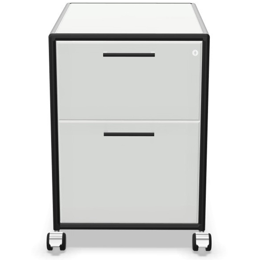 Bosse Black Edition Rollcontainer 36 weiß - Frontansicht