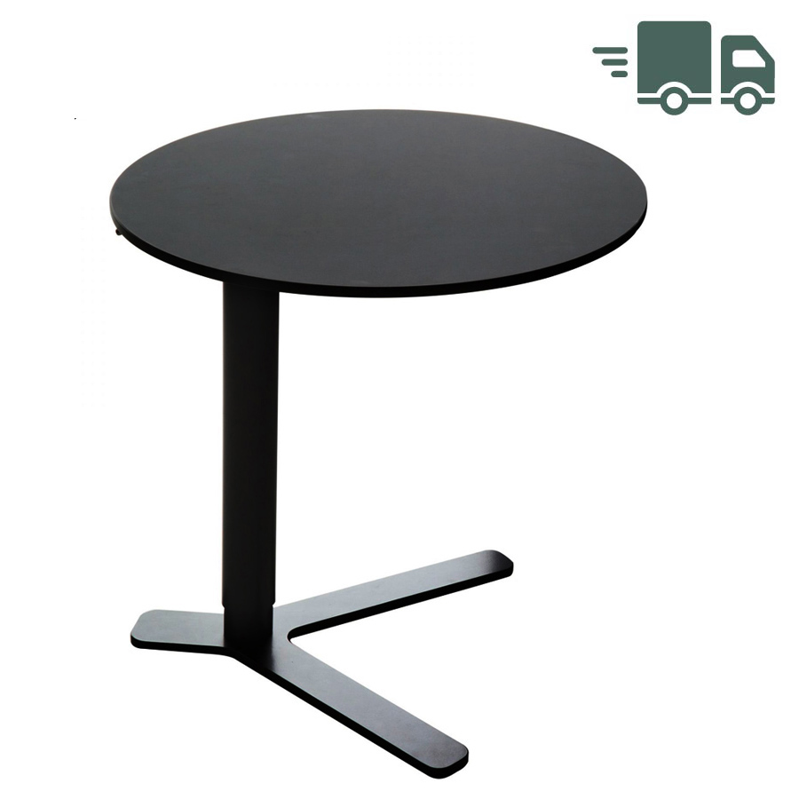 lapalma yo Beistelltisch schwarz rund