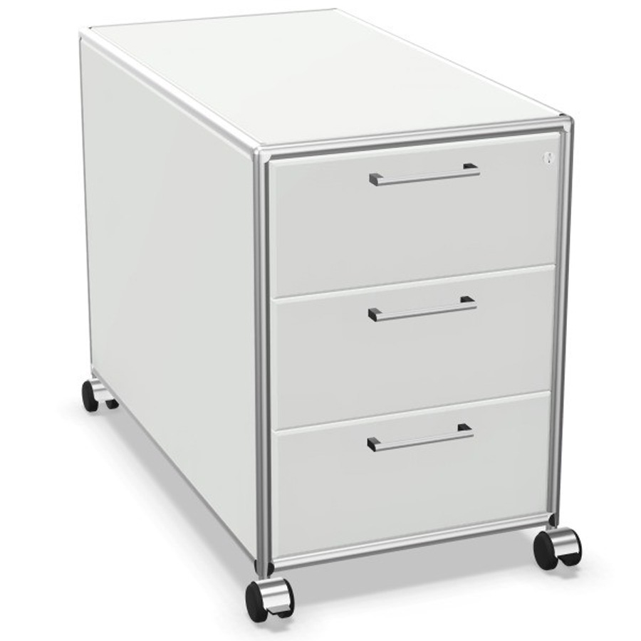 Bosse Rollcontainer 333 weiß Rahmen chrom - Fast & Easy