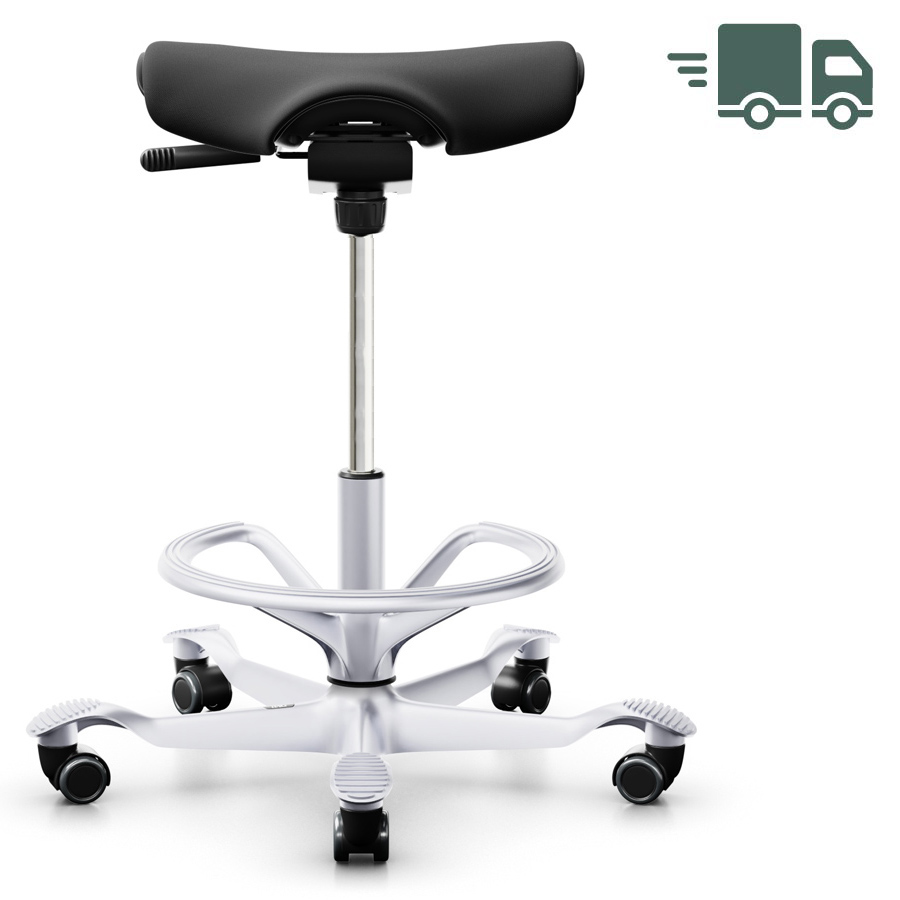 HAG Capisco Puls 8002 mit hoher Gasfeder und Fussring