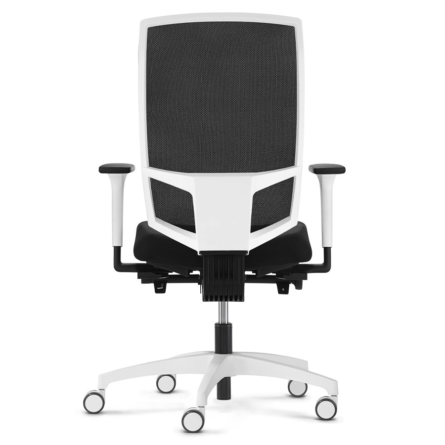 Dauphin @Just evo mesh in Schwarz mit Netz-Rückenlehne weiß