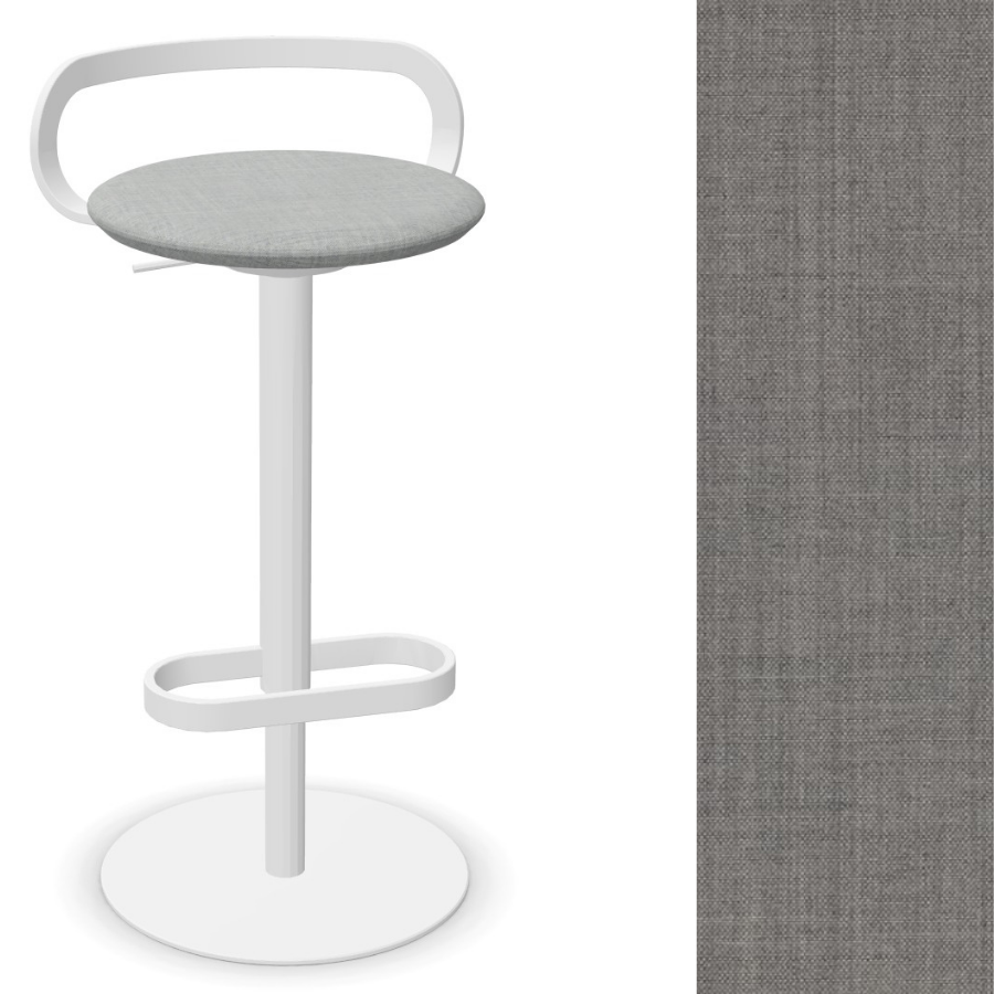lapalma MAK S110 Barhocker Stoff Remix 123 Gestell weiß