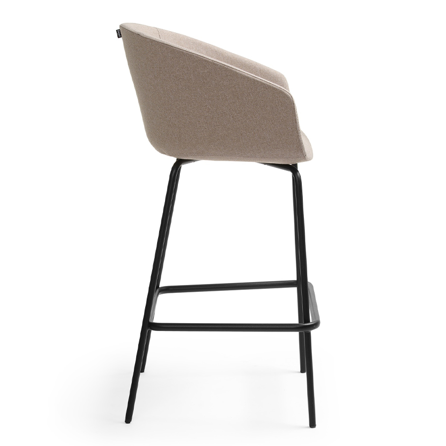 Bejot Oxco small OX S H Barhocker gepolstert - Stoff Bond BD 008