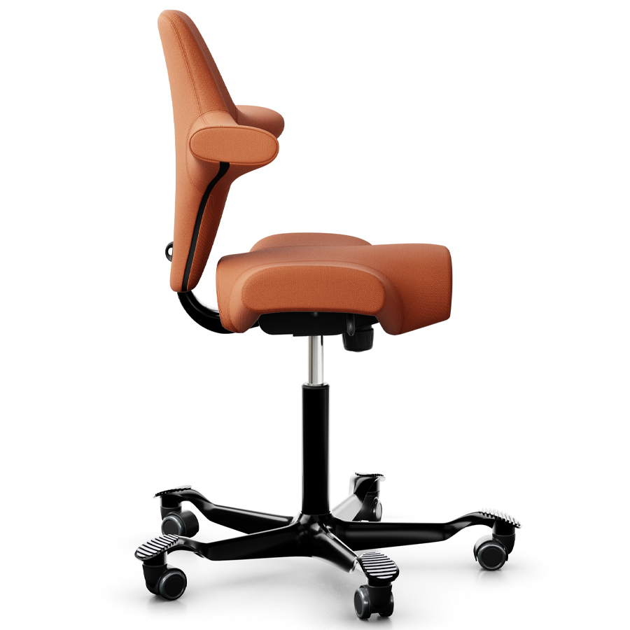 HAG Capisco 8106 - Stoff Select Orange - Seitenansicht