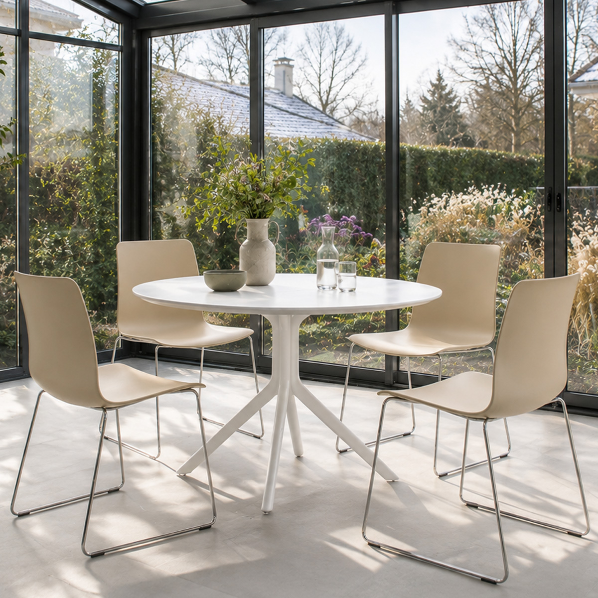 Arper aava 3945 Kufenstuhl sand