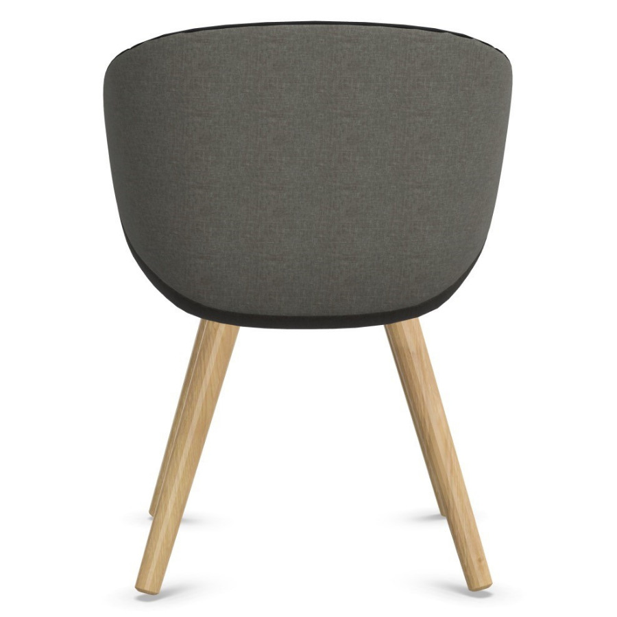 Bejot Oxco OX W 740 Sessel mit Holzbeinen - Rückansicht