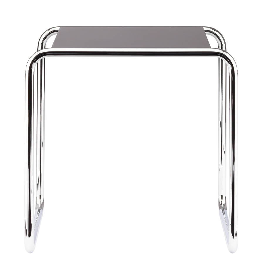 THONET Beistelltische SET B9 a+b schwarz - Gestell chrom - Tisch b