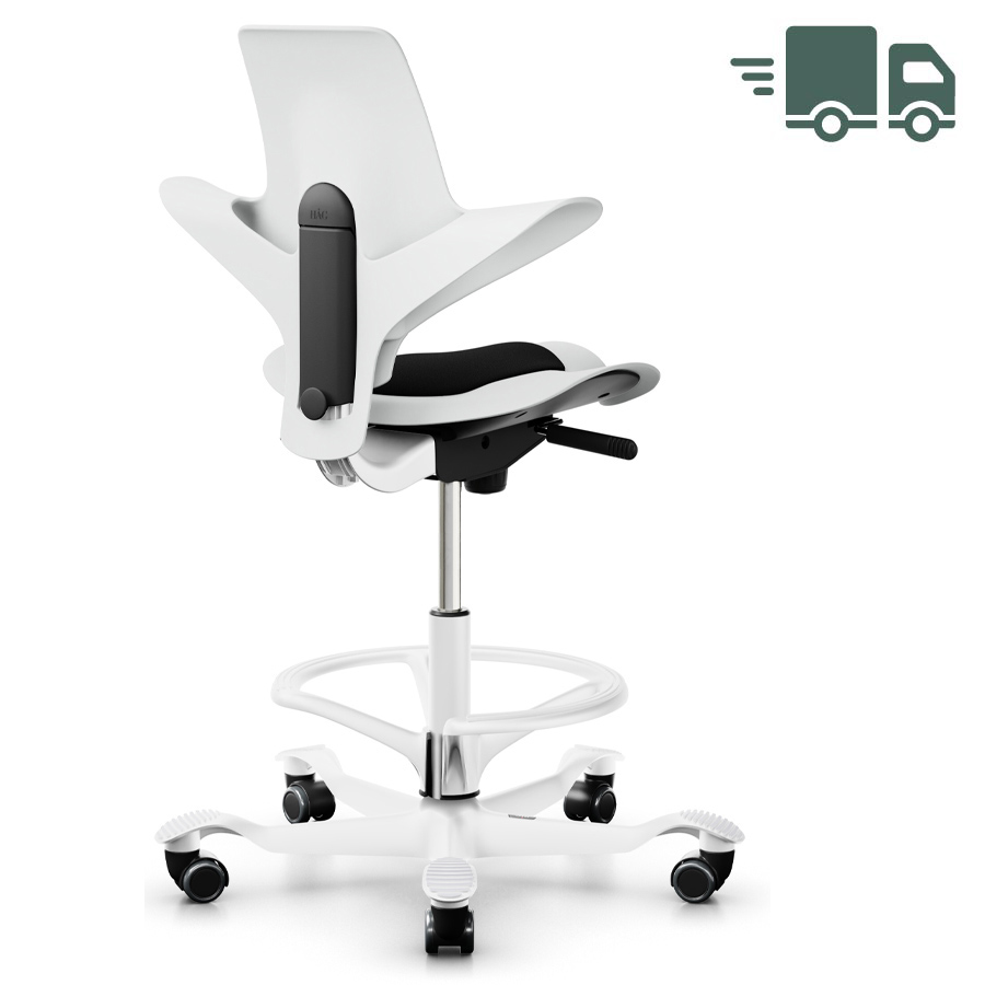 HAG Capisco 8010 Stehhilfe mit Fußring White Edition