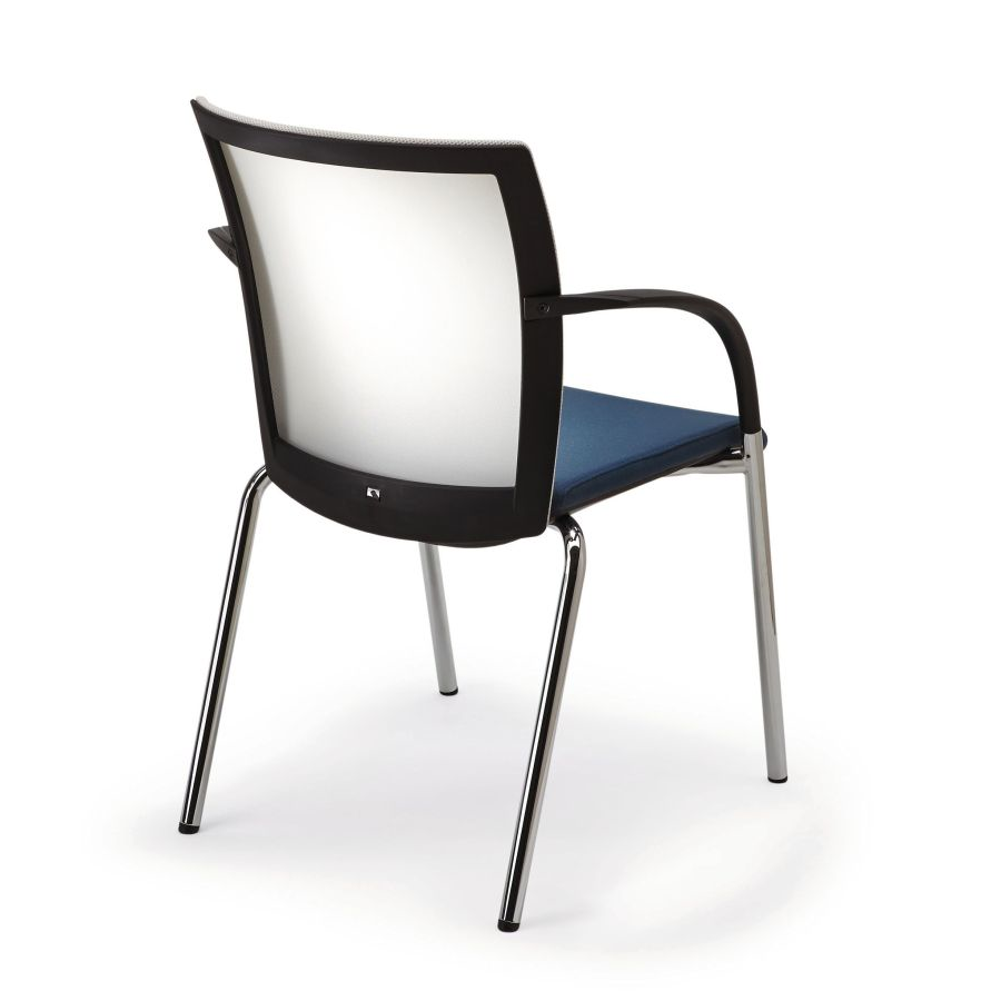 König+Neurath OKAY.II Konferenzstuhl Besucherstuhl Vierfuß mit 3D-Netzrücken