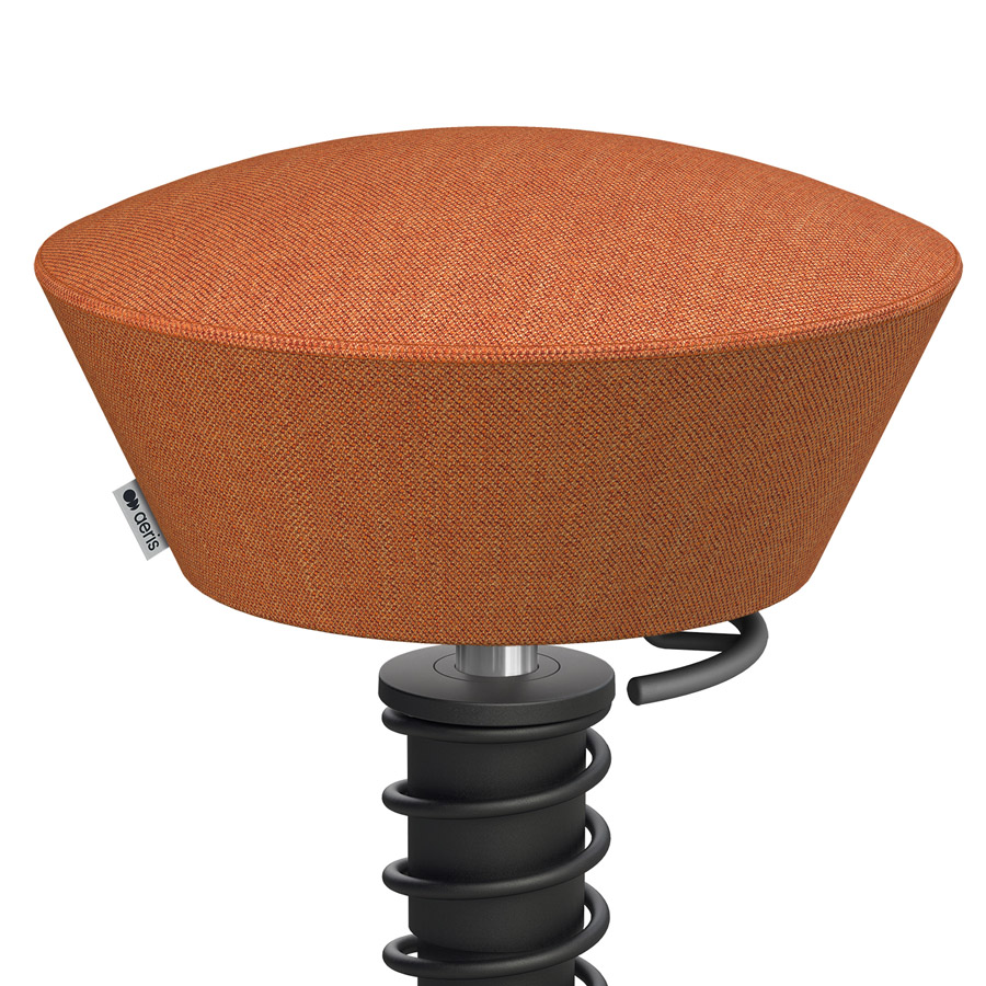 Aeris Swopper Capture Wolle orange-rot meliert - Gleiter - Gestell schwarz - High-Feder