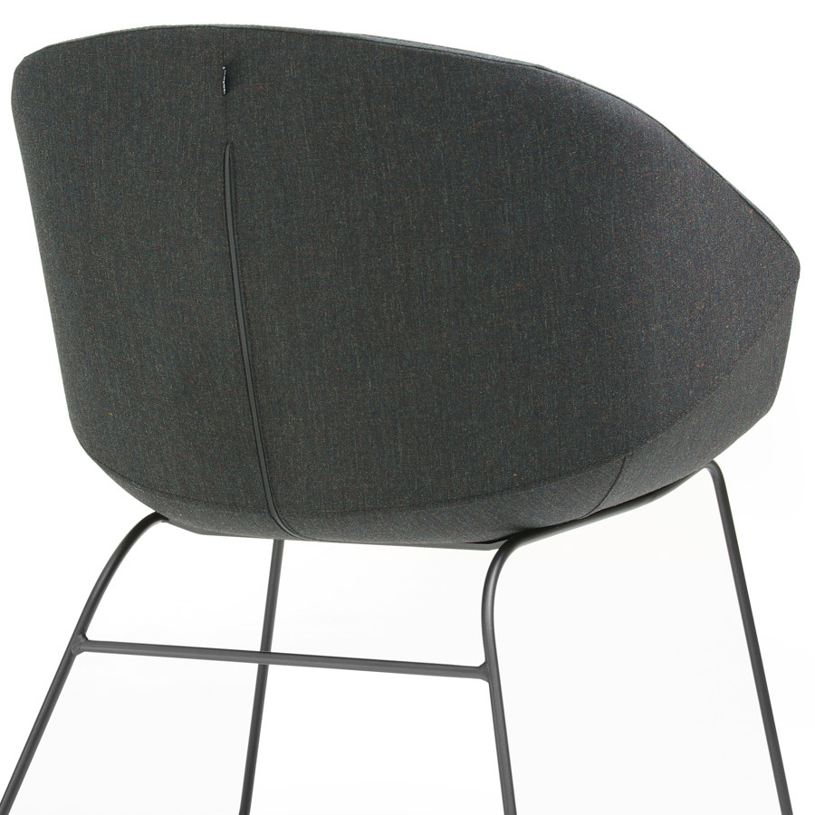 Bejot Oxco OX 270 Konferenzsessel mit Kufengestell, Stoff Sawana SN05