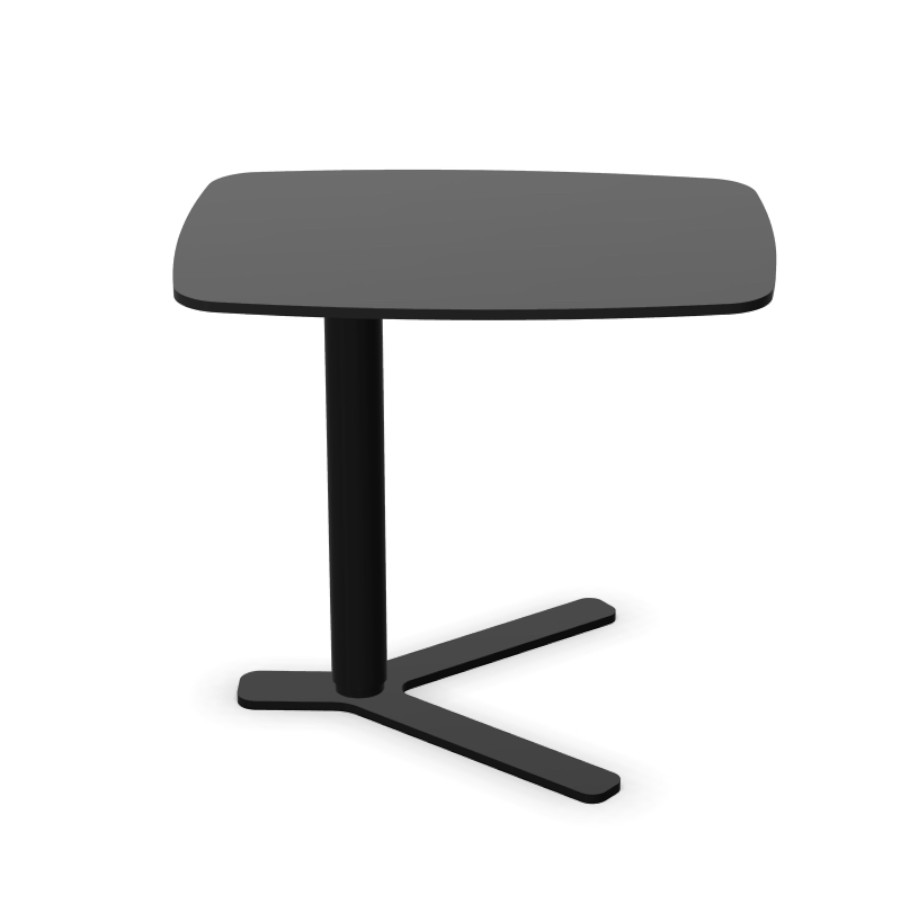 lapalma YO rechteckige Platte schwarz