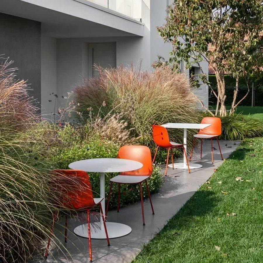 lapalma Brio Outdoor | Höhe 72 cm | Tisch weiß | Beispielbild