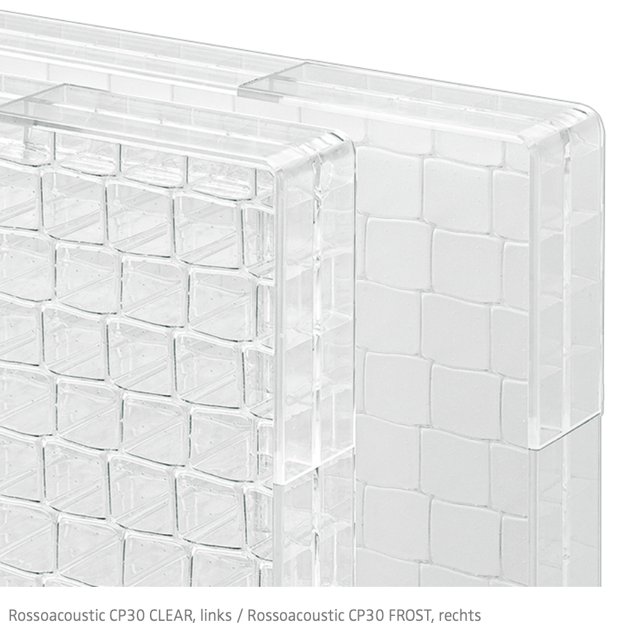 Rosso CP30 Raumgliederungssystem - Klar/Milchig