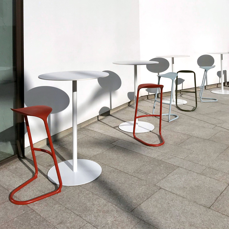 lapalma CROSS Barhocker S452 fixe Höhe 80 cm - Beispielbild Outdoor