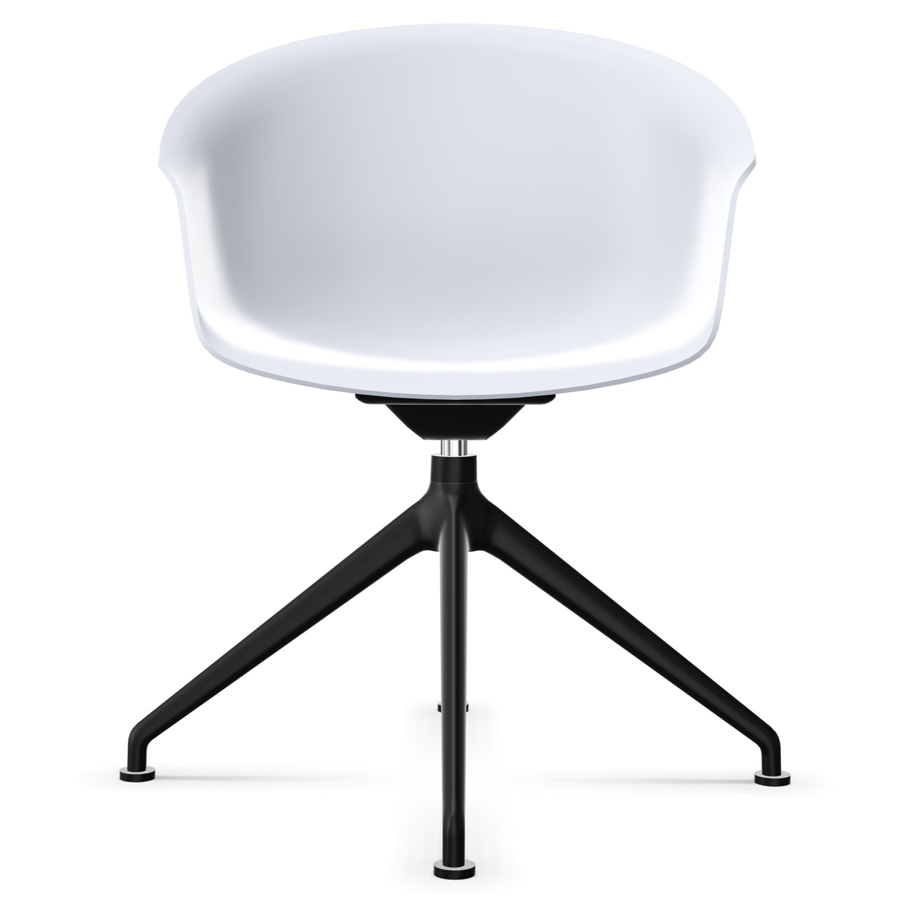 Interstuhl SHUFFLEis1 SU341 - grau-blau - Frontansicht