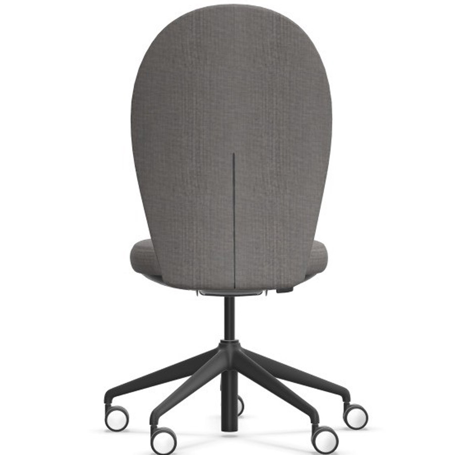 Girsberger Marva Bürostuhl Homeoffice Stoff Remix 123 ohne Armlehnen - Rückansicht