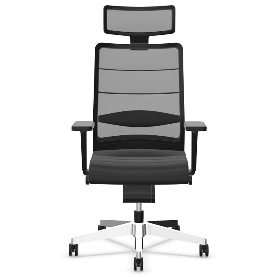 Interstuhl AirPad CM21P (3C72) mit Kopfstütze - Quick & Smart Modell - Frontansicht