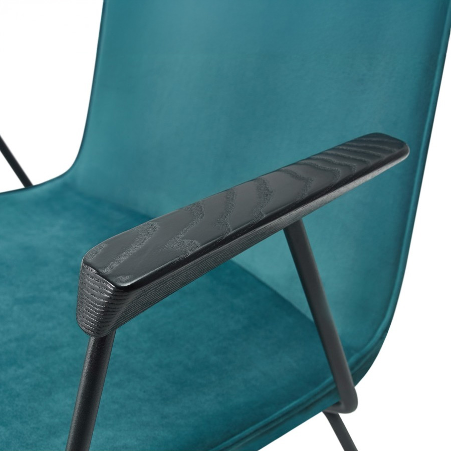 Bejot Lumi mit Vierfußgestell Beispielbild mit Armlehnen mit Lederauflage