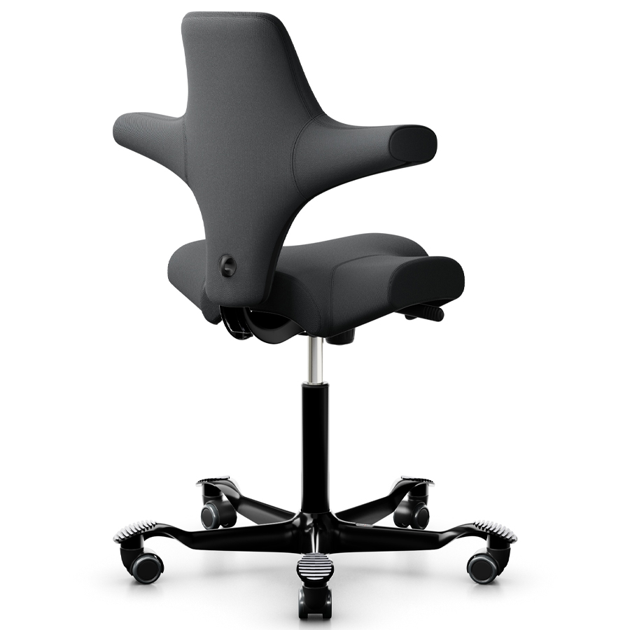 HAG CAPISCO 8106 - Stoff Select 60134 - Gestell schwarz - Rückansicht